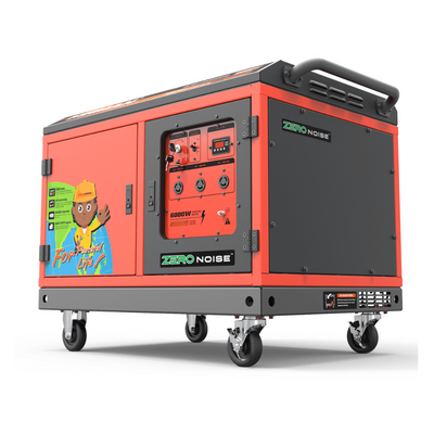 Firman 5kva Key Start Sound Proof Petrol Generator - SPS12000SE (Free 10,000mAh fast charging power bank)
