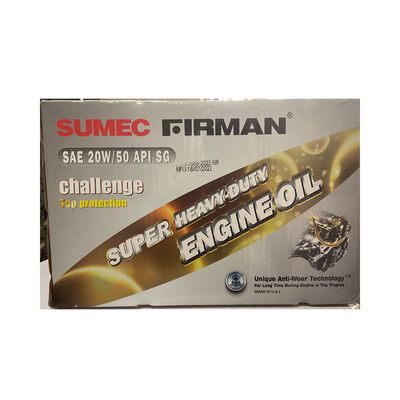Carton of Sumec Firman Engine Oil- 12 Pieces X 1 Liter