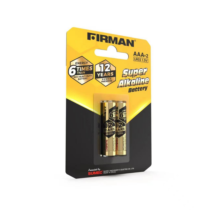 Firman Super Alkaline Battery AAAx2 LR03 1.5V